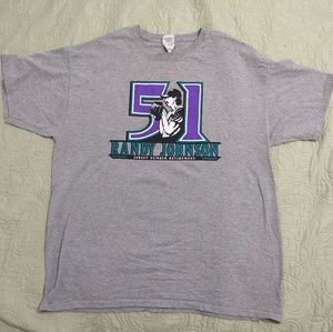 Randy Johnson dbacks retirement t-shirt